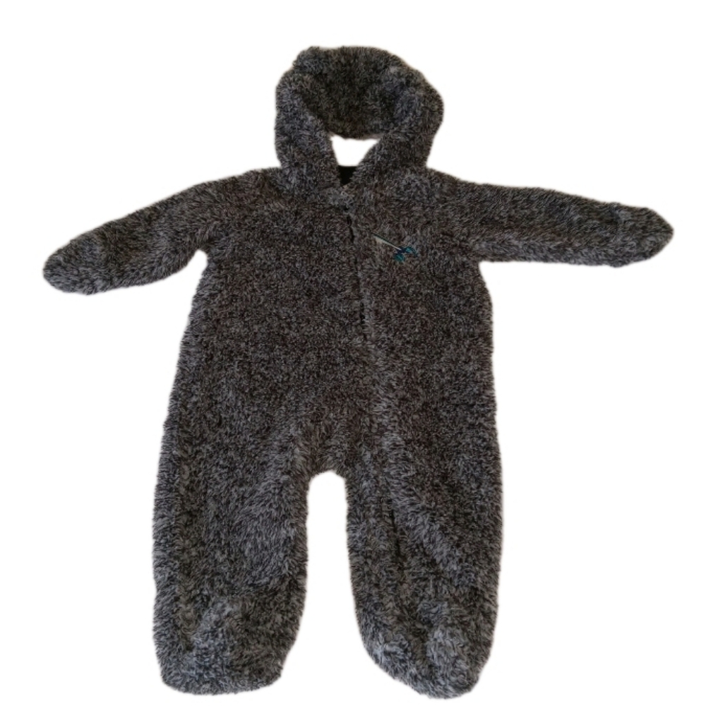 NBA Charlotte Hornets North Carolina Gray Hooded Sherpa Fleece 1 Pc 0-3M